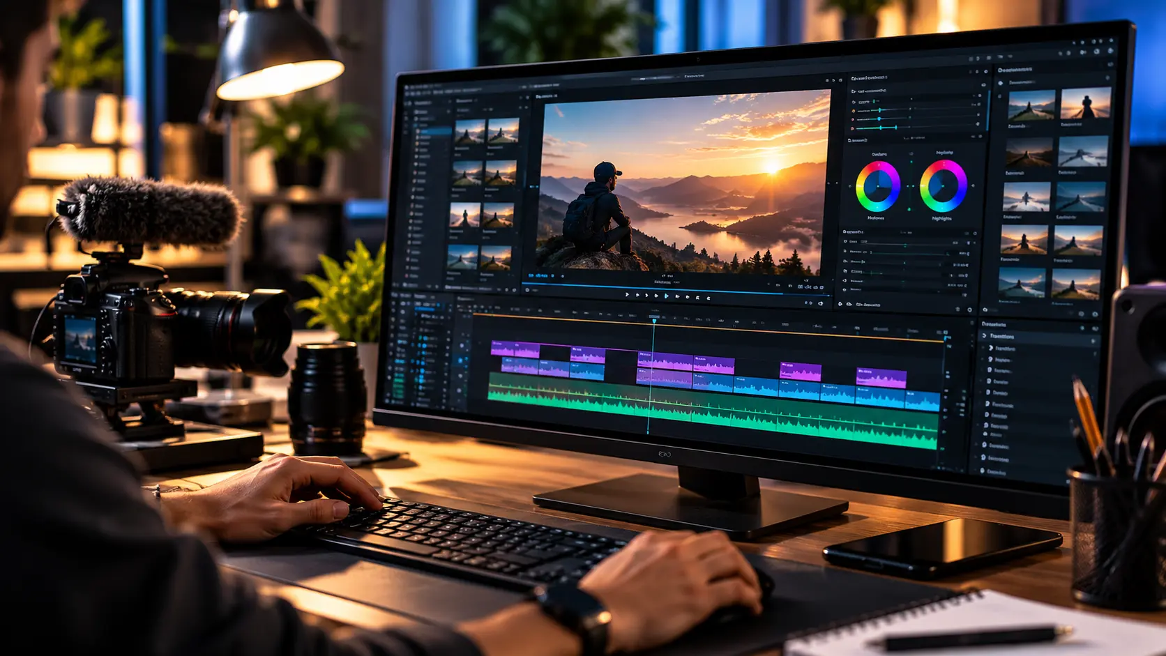 Creating visuals for digital content